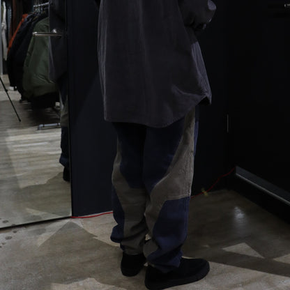 SOLID SEAM CORD BEACH PANTS #CHARCOAL [CES24PT19]