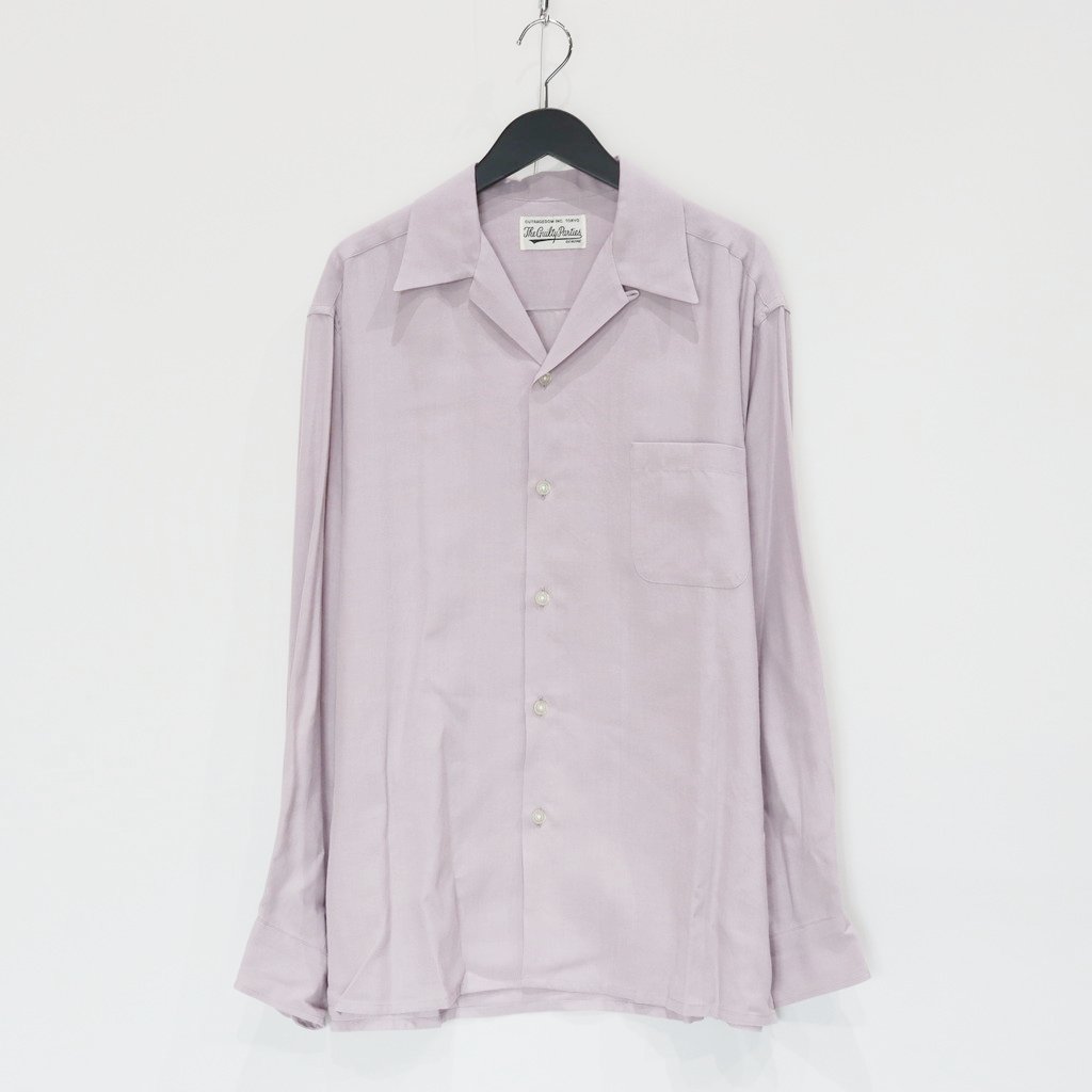 50'S SHIRT L/S -TYPE 1- #PURPLE [23FW-WMS-OC09] – cocorozashi