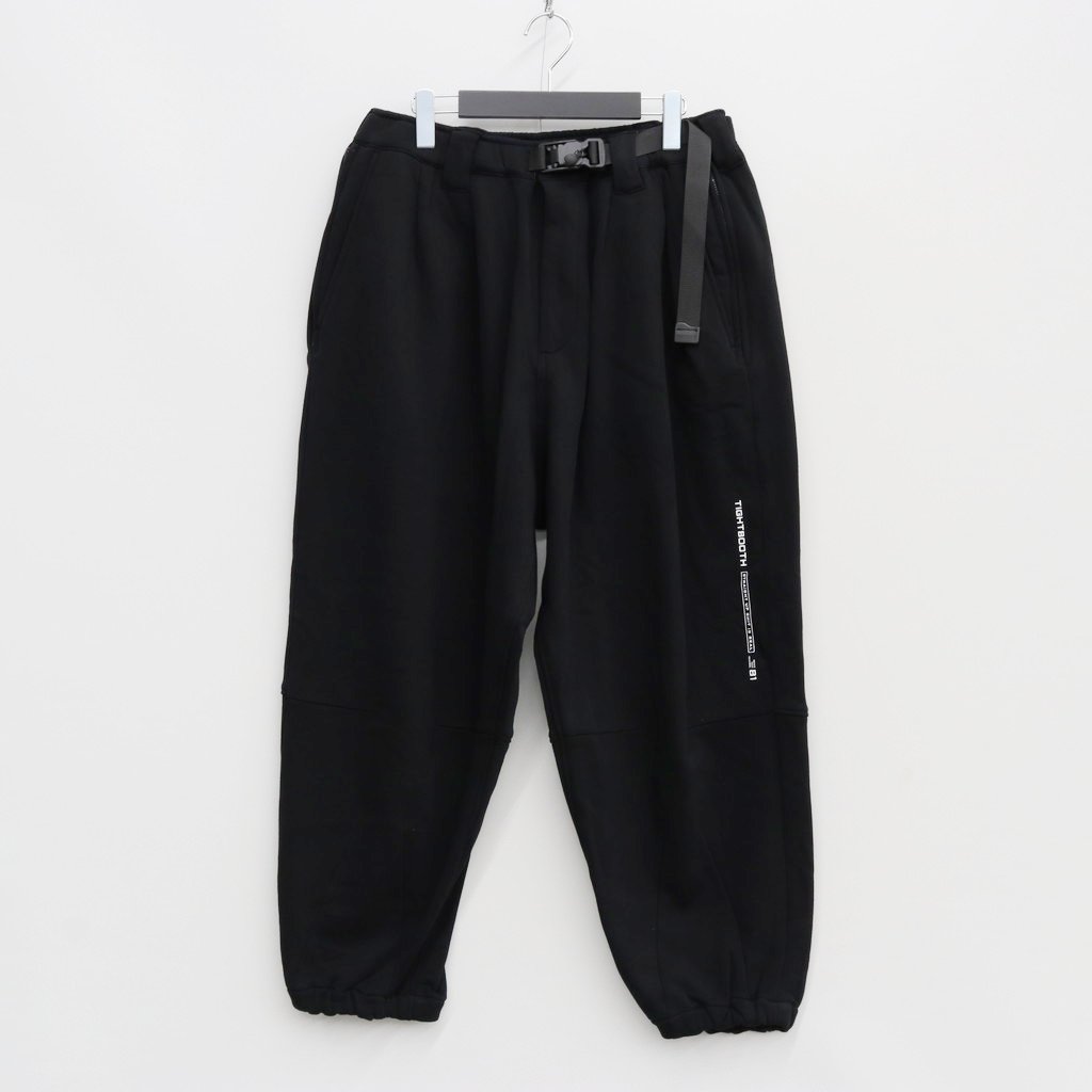 PYRAMID SWEAT BALLOON PANTS #BLACK [FW23-B06]