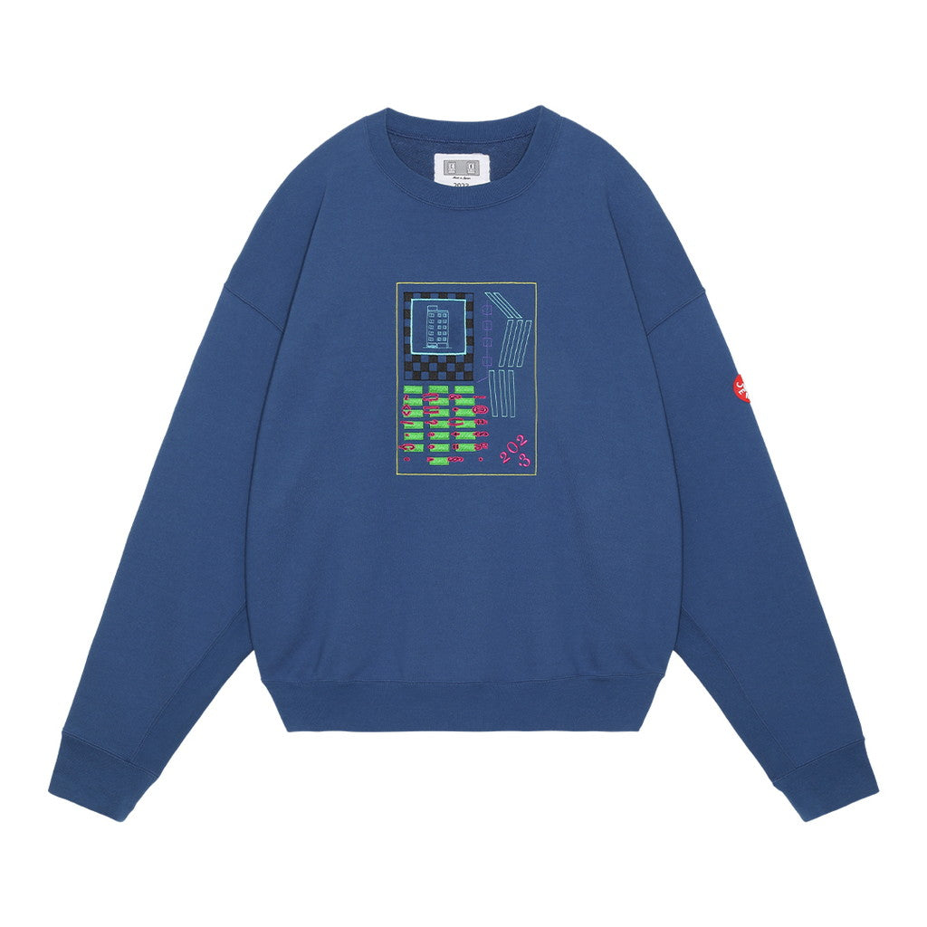 CREW NECK SWEAT #NAVY [CES24CS11] – cocorozashi