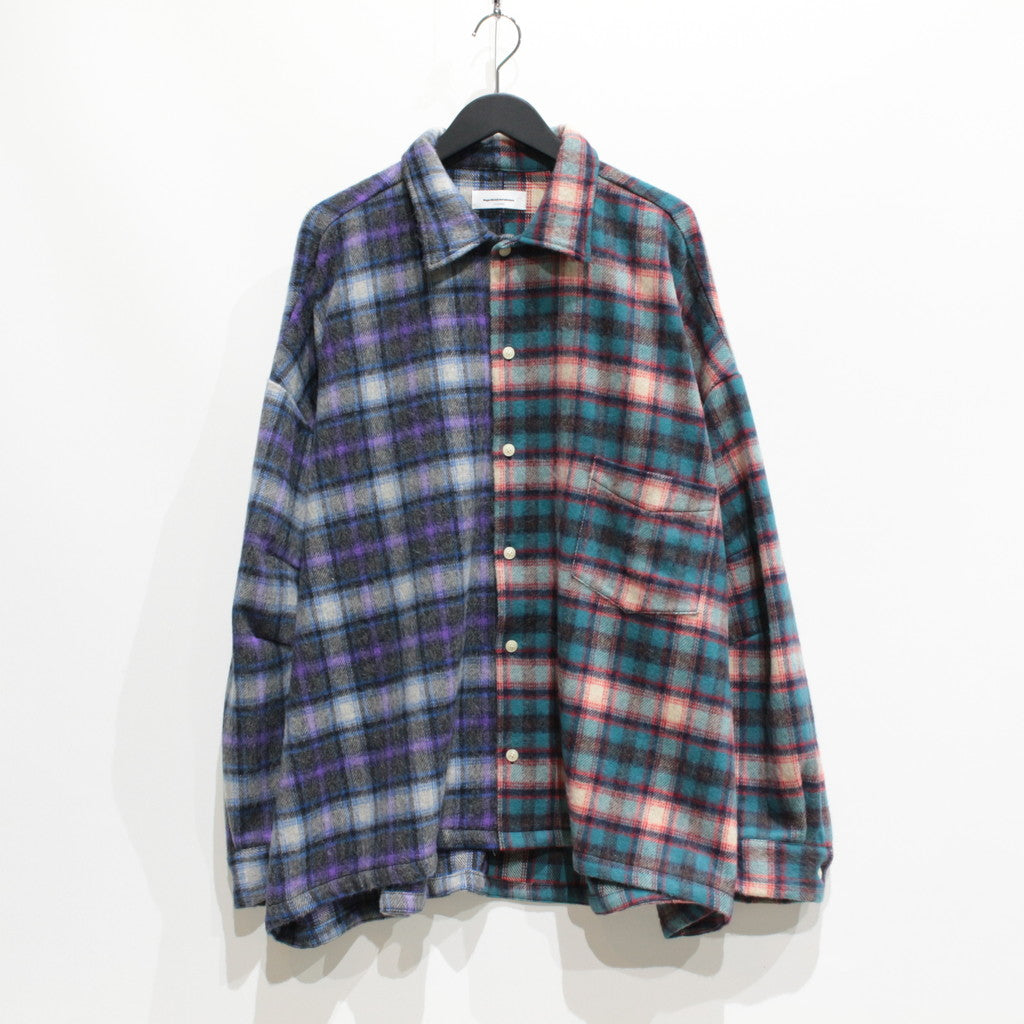 2 FACE FLANNEL SHIRT #HORNETS [23AW-MS10-024] – cocorozashi