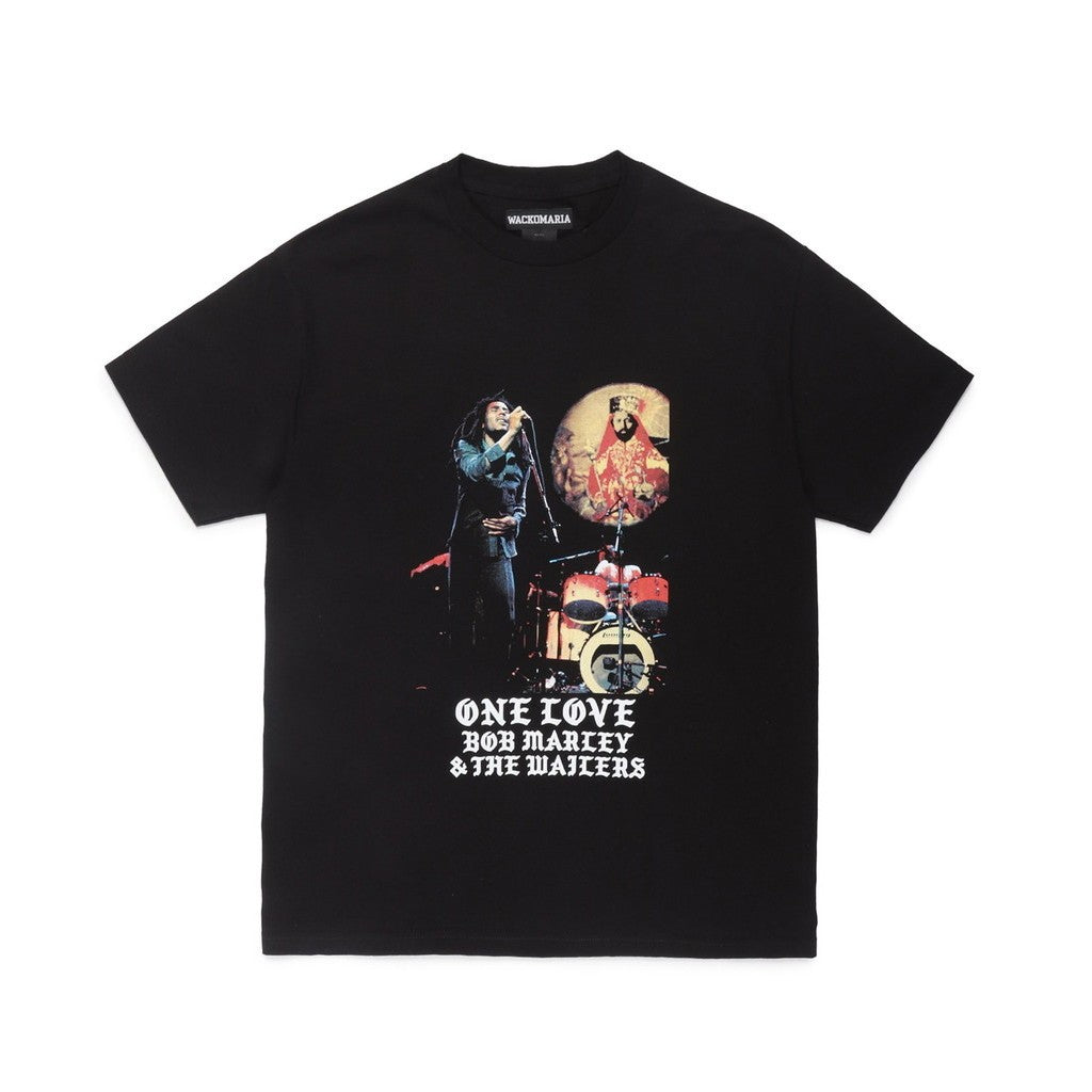 鮑伯馬利| 圓領T卹（1型）#黑色[BOBMARLEY-WM-TEE02] – cocorozashi