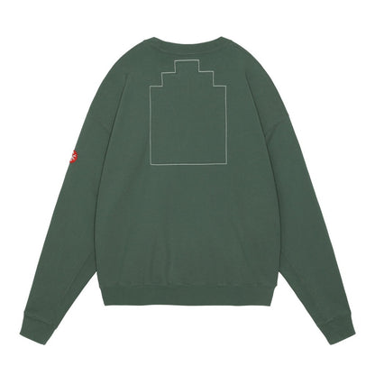 WASHED VS 8b CREW NECK #GREEN [CES25CS09]