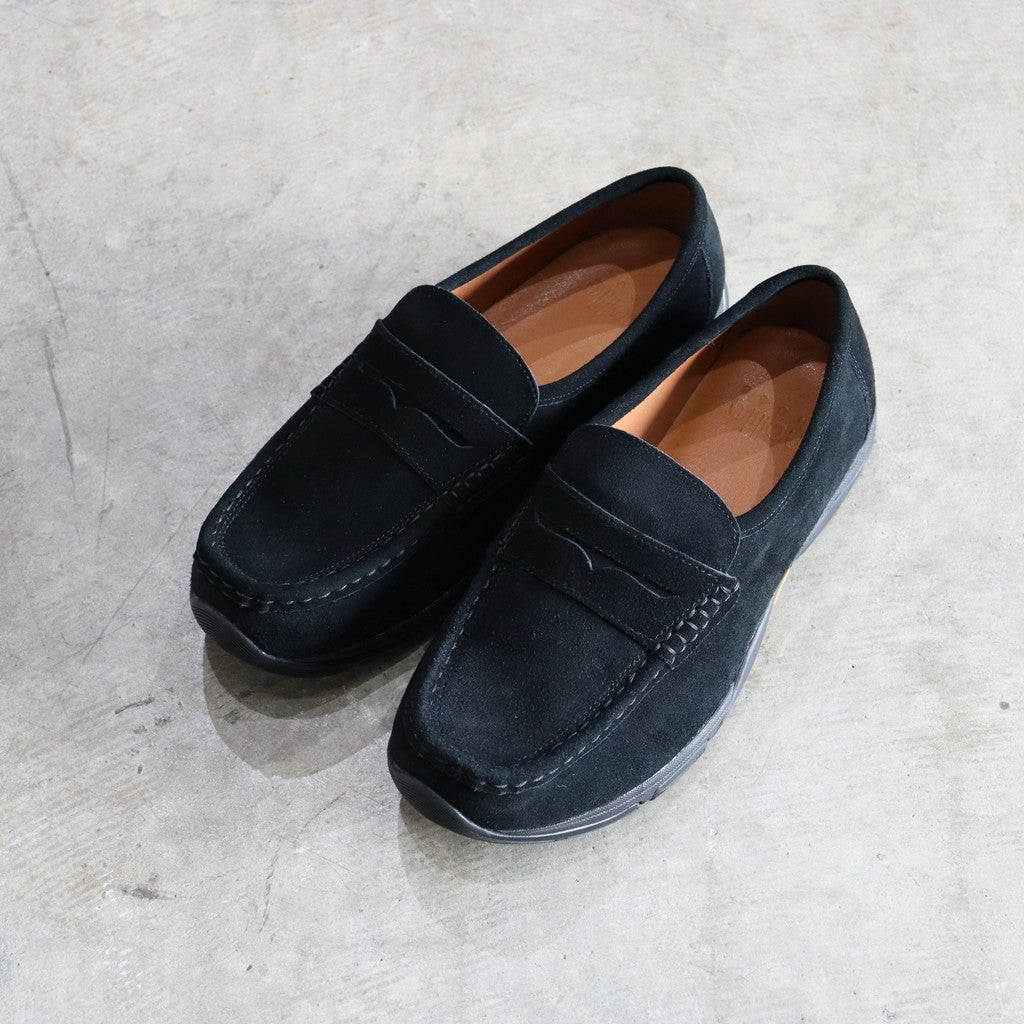 HYBRID LOAFERS #BLACK SUEDE [MLS210301-24] – cocorozashi