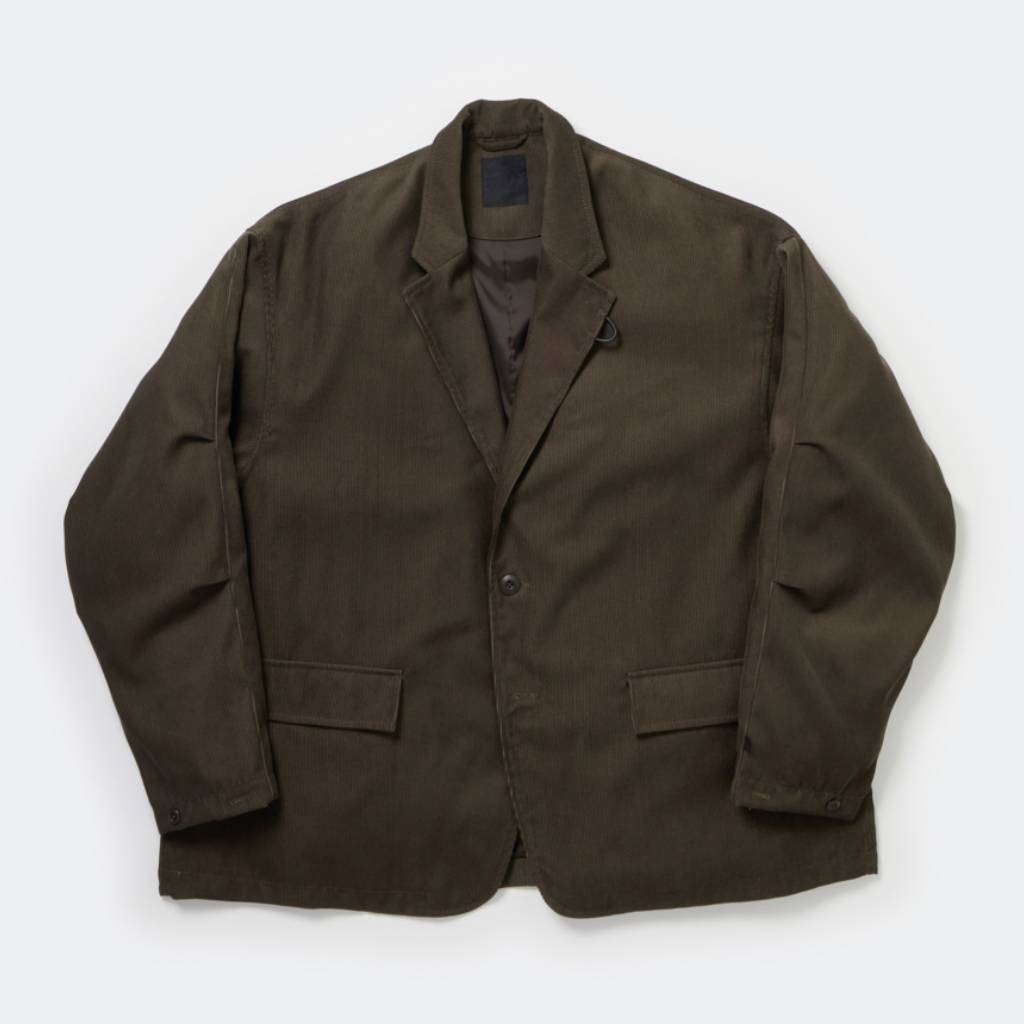 TECH LOOSE 2B JACKET CORDUROY #BROWNKAHKI [BJ-32025W] – cocorozashi