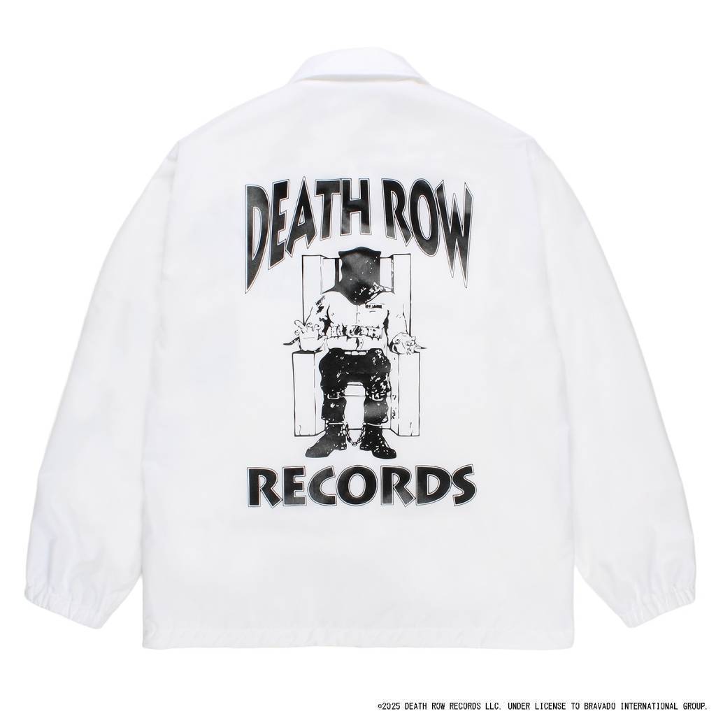 DEATH ROW RECORDS | COACH JACKET #WHITE [DEATHROW-WM-BL01