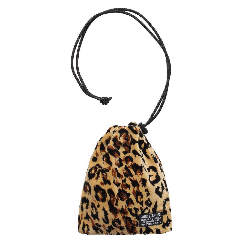 LEOPARD SHOULDER POUCH #BEIGE [25FW-WMA-BG18]_WACKO MARIA