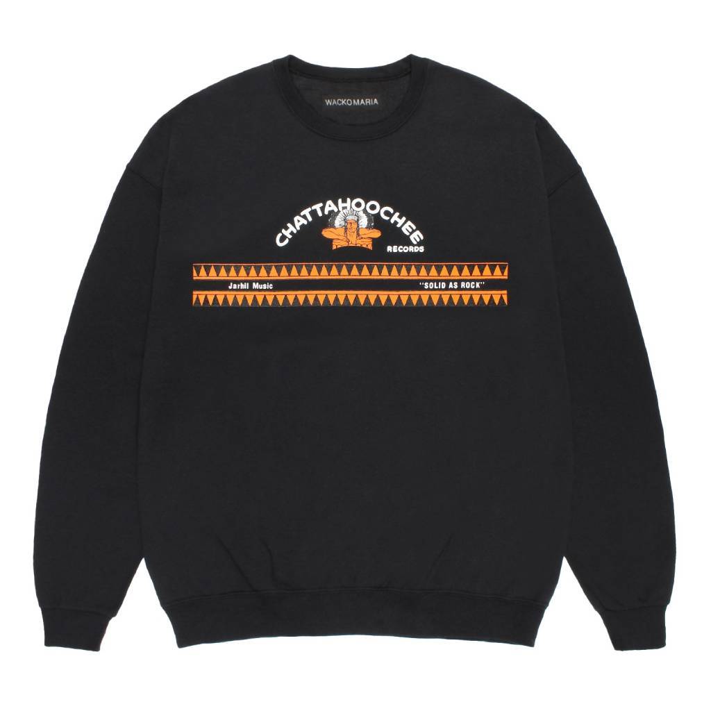 CREW NECK SWEAT SHIRT ( TYPE-2 ) #BLACK [26FW-WMC-SS12