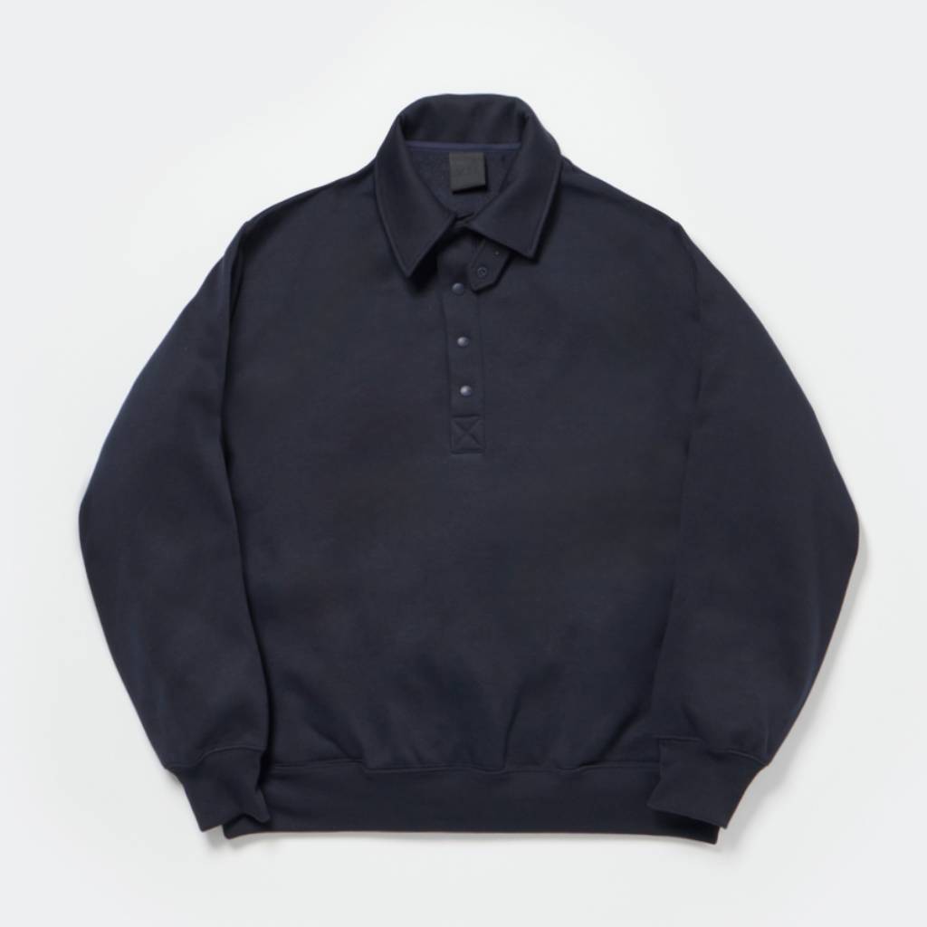 TECH SWEAT SNAP PULLOVER #NAVY [BE-53024W]