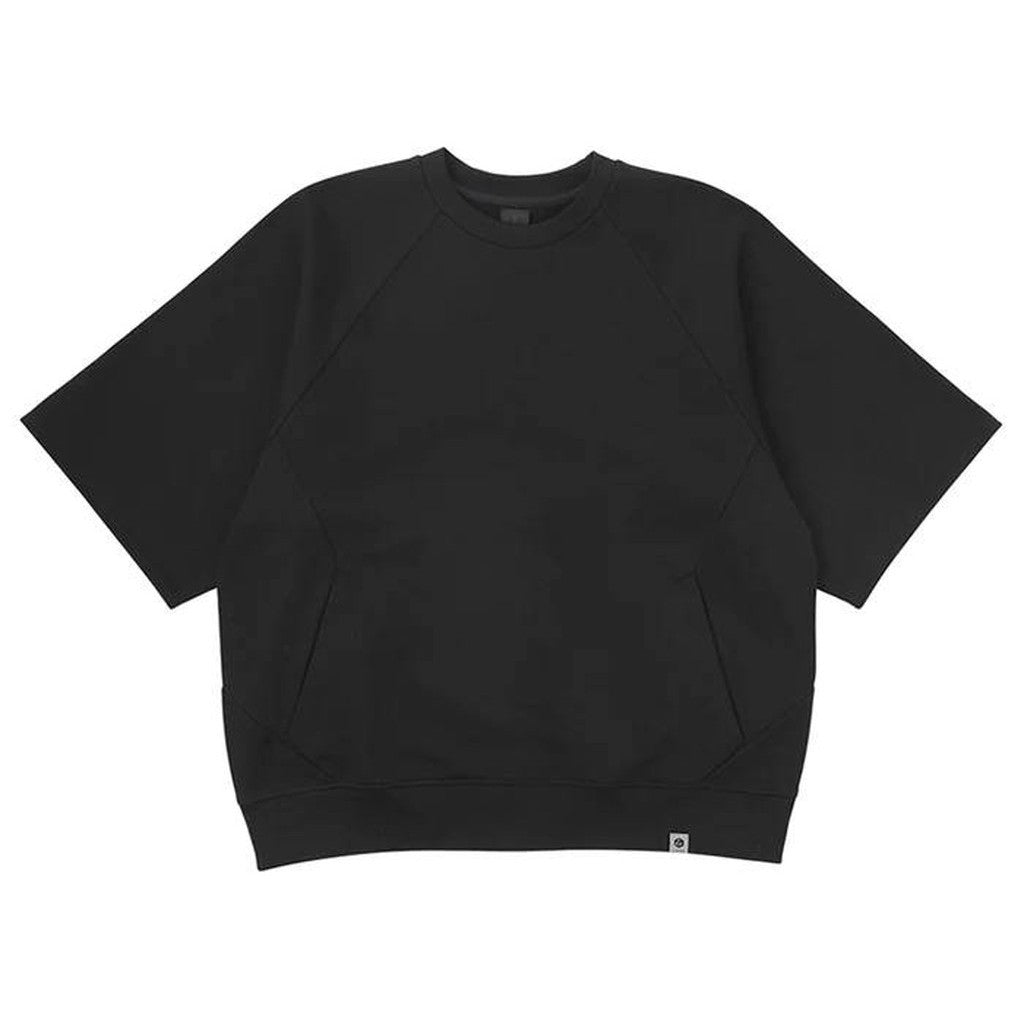 URAKE HALF/S SWEAT #BLACK [MNA-LAN-24] - cocorozashi 三重県四日市 
