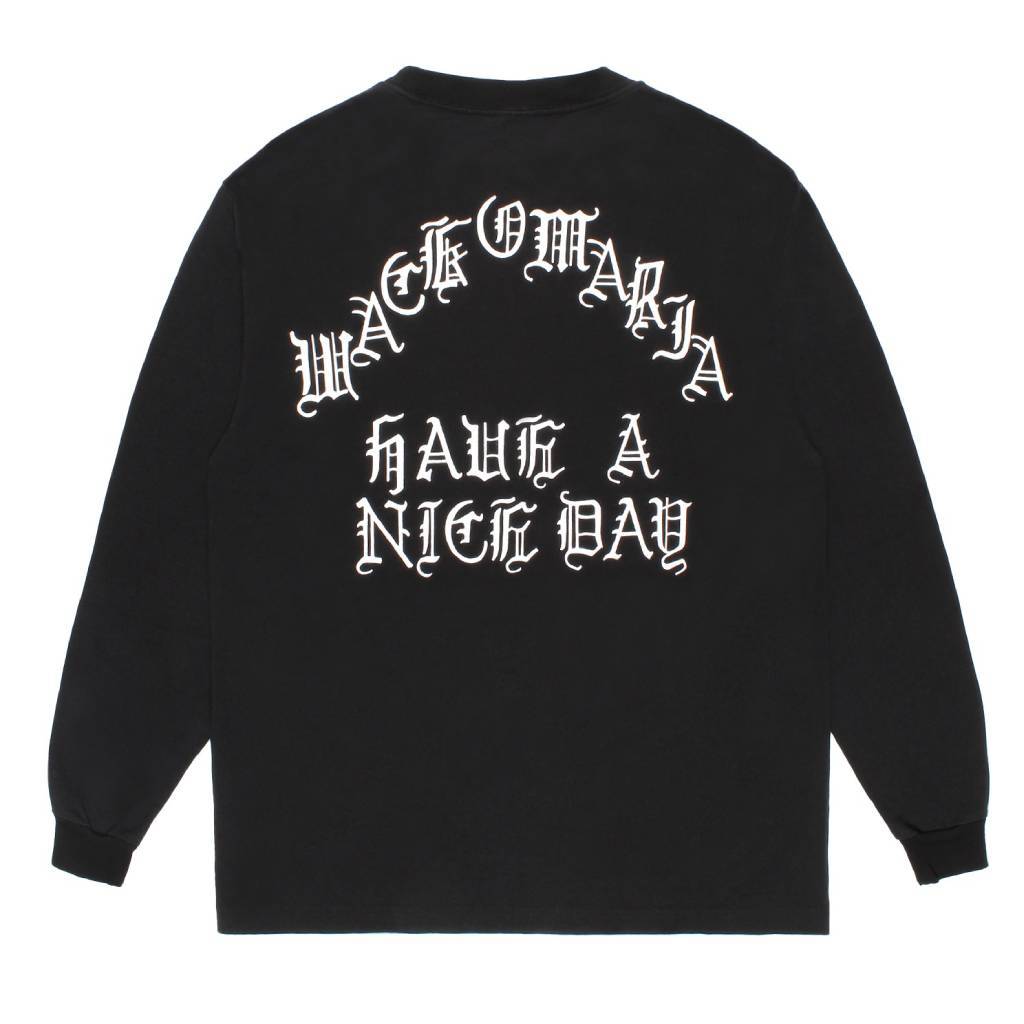 WASHED HEAVY WEIGHT CREW NECK LONG SLEEVE T-SHIRT ( TYPE-1
