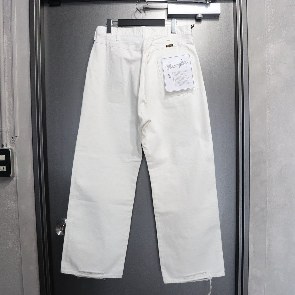 WRANGLER | REBUILDING WHITE DENIM PANTS #WHITE [FSP03241U0002]