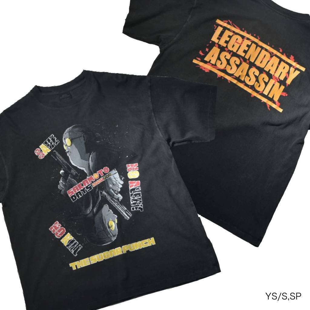 SAKAMOTO DAYS | S/S T-Shirt (SAKAMOTO) #BLACK [TSDM25SM001