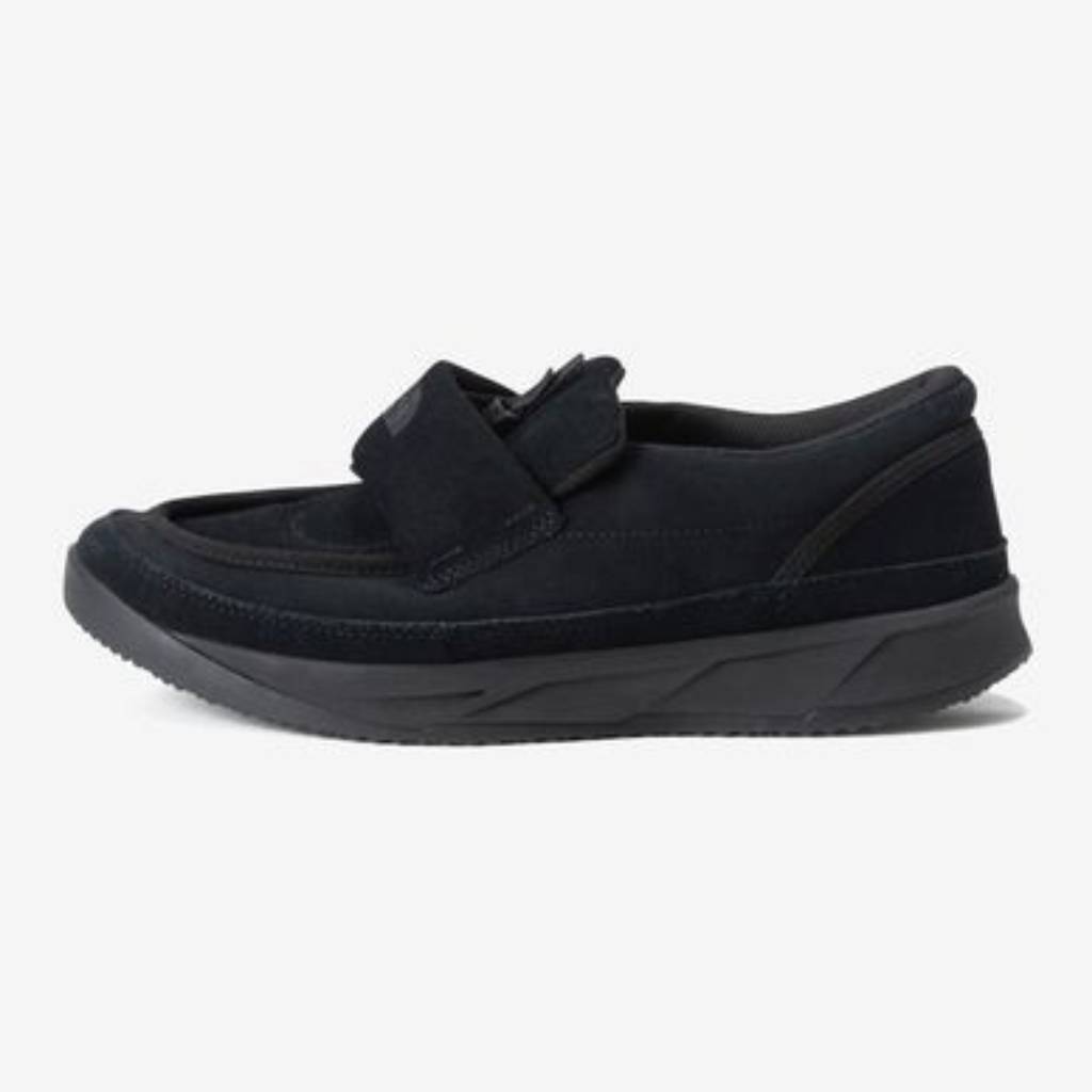 Nuptse Loafer Suede #KK / TNFﾌﾞﾗｯｸ×TNFﾌﾞﾗｯｸ [NF52576 
