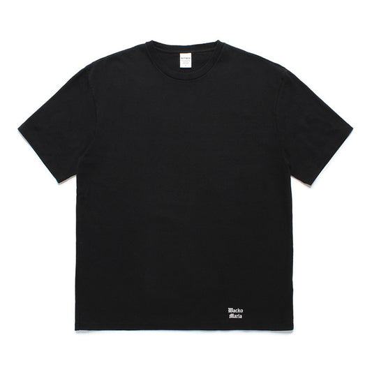 WASHED HEAVY WEIGHT CREW NECK T-SHIRT -TYPE 1- #BLACK [24SS-WMT-WT01]