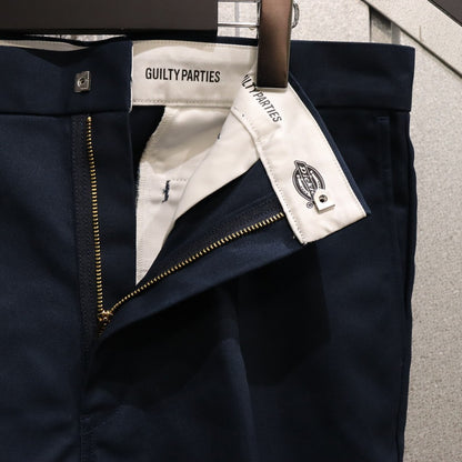 DICKIES | PLEATED TROUSERS #NAVY [24SS-WMP-DC01]