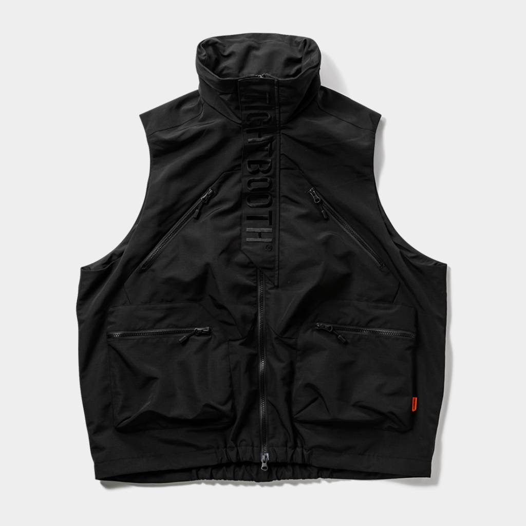 RIPSTOP TACTICAL VEST #Black [SS25-JK02] – cocorozashi