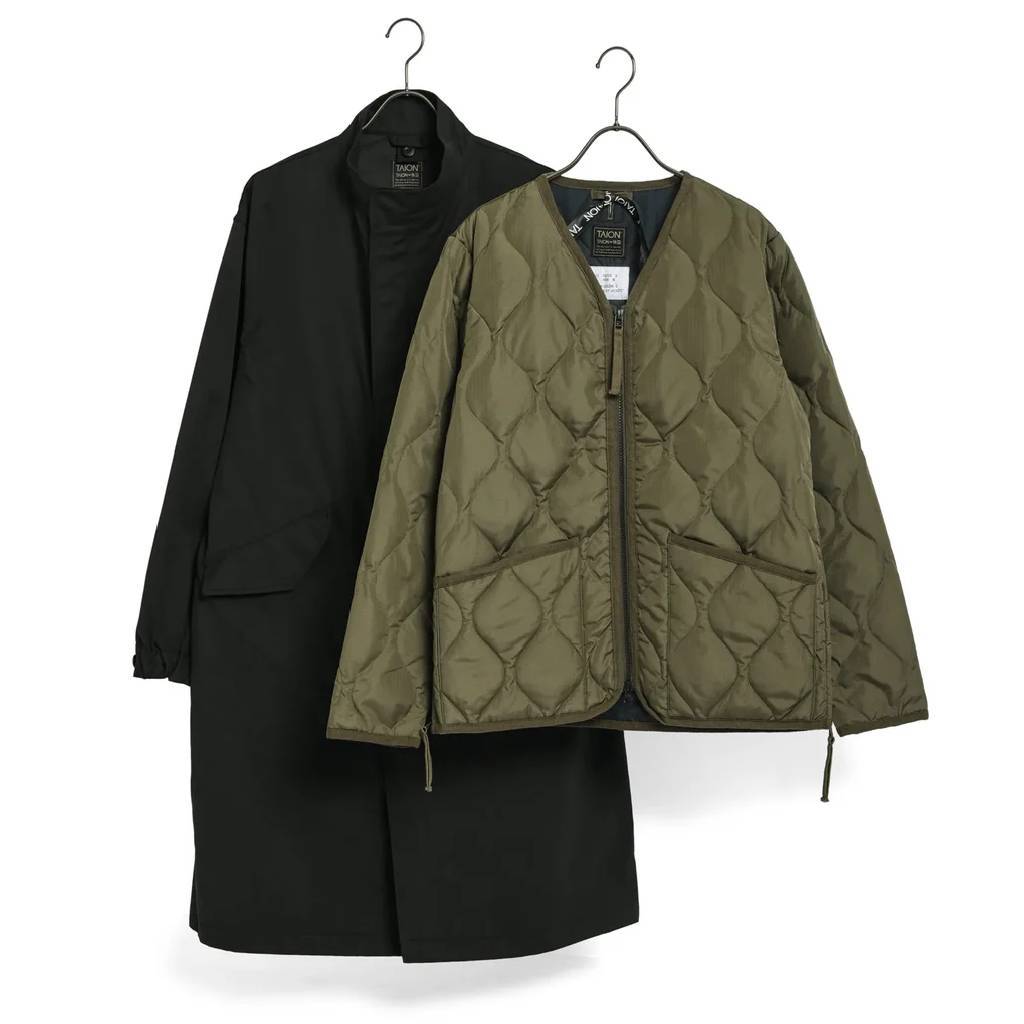 CR LONG MODS COAT SET + 101ZML-1 #BLACK [TAION-CR15-LONG-B
