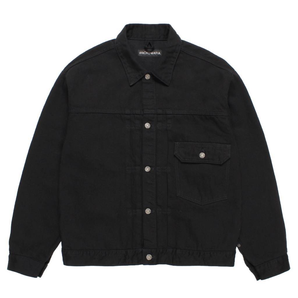TRUCKER JACKET #BLACK [25FW-WMO-BL20] - cocorozashi 三重県四日市市