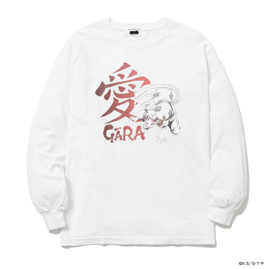 NARUTO | 「GARA」 L/S TEE #WHITE [25SS-FSxNARUTO-02 / FS1699