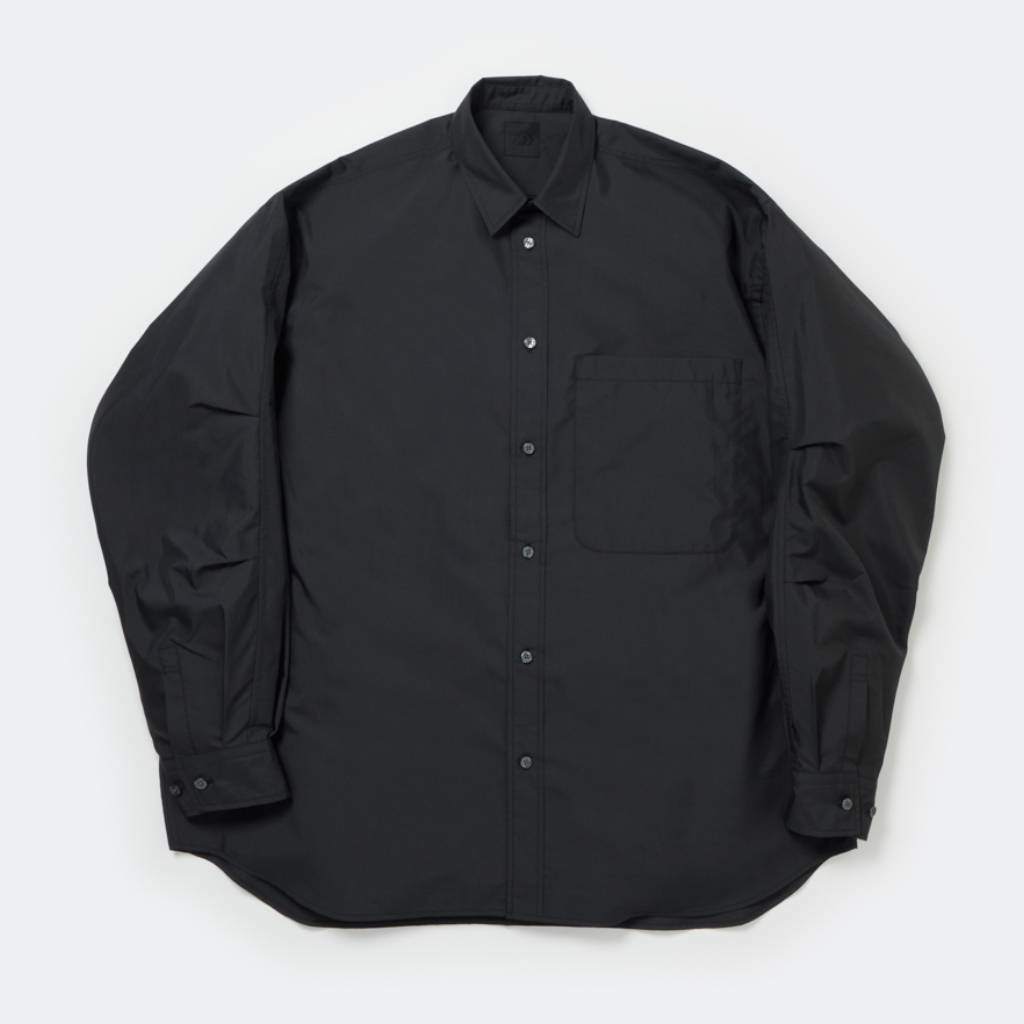 TECH REGULAR COLLAR SHIRT L/S #BLACK [BE-83025W]_DAIWA PIER39
