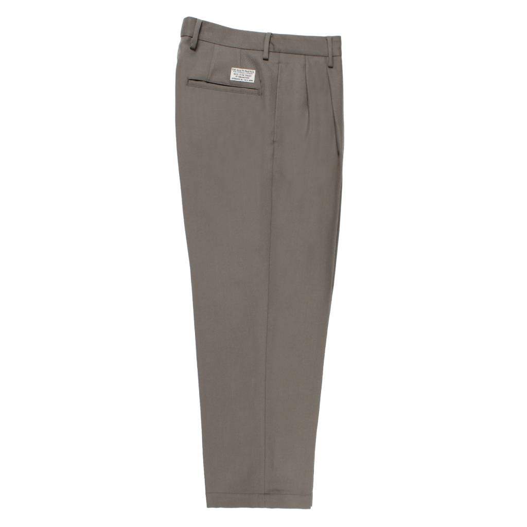 DOUBLE PLEATED CHINO TROUSERS ( TYPE-2 ) #GRAY [25FW-WMP-PT02