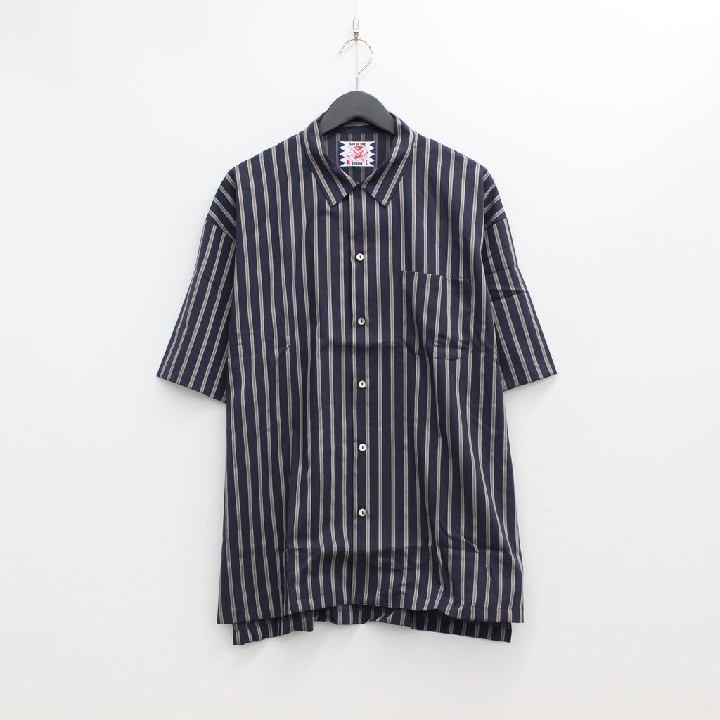 SON OF THE CHEESE | サノバチーズ STRIPE OP SHIRT #NAVY [SC2210