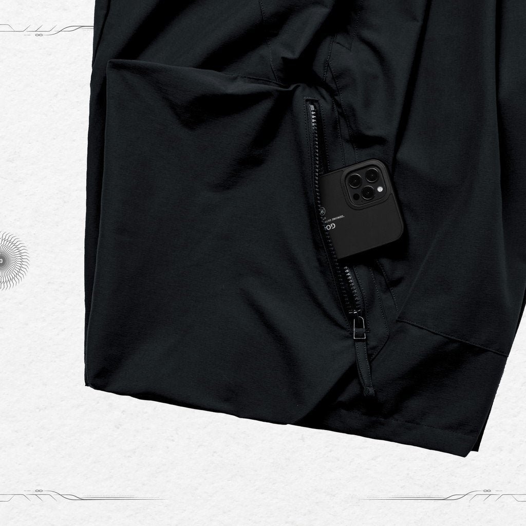 「RM-01」 Soft Box Utility Pocket Shorts #Shadow [GOOPi-22SS-MAY-05]