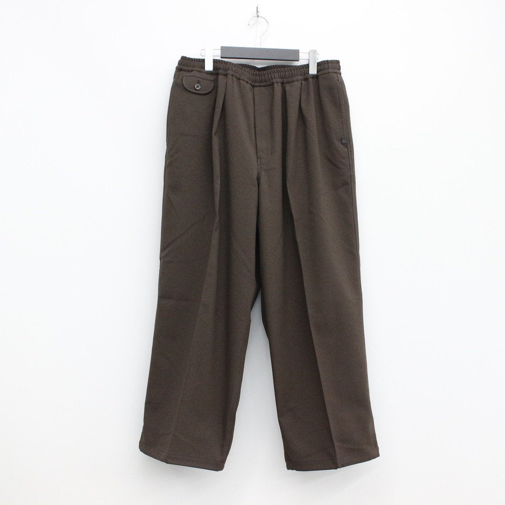 TECH WIDE EASY 2P TROUSERS FLANNEL