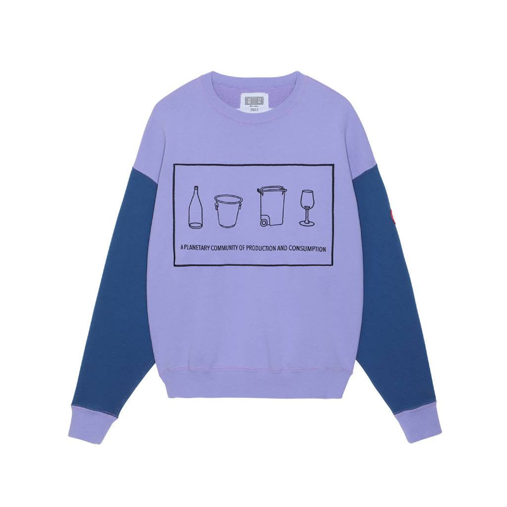 CONTAINER CREW NECK #NAVY - スウェット