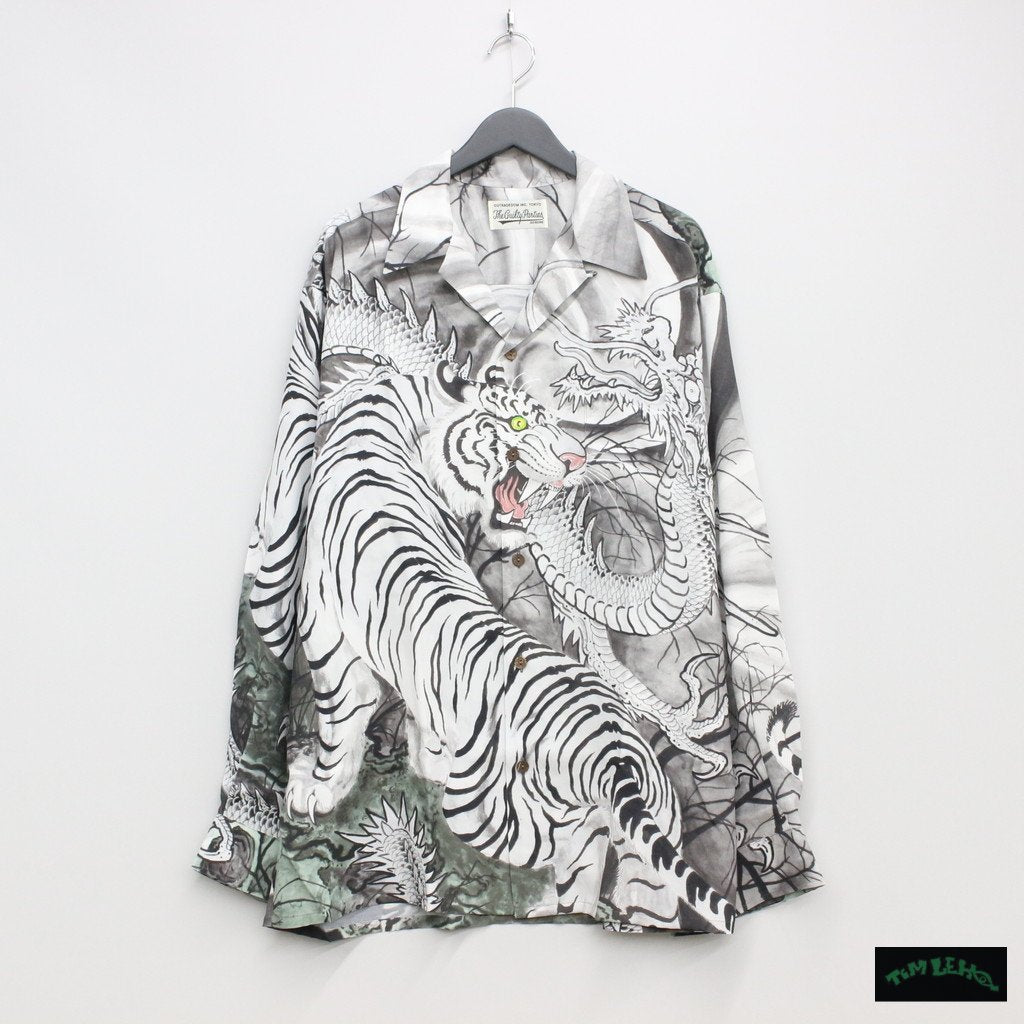 TIM LEHI | HAWAIIAN SHIRT L/S -TYPE 3- #MONO [22FW-WMS-HI03]