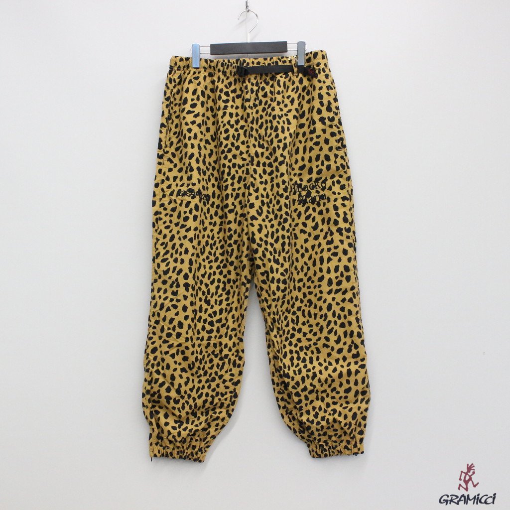 GRAMICCI | LEOPARD TRACK PANTS #BEIGE [GRAMICCI-WM-TP01]