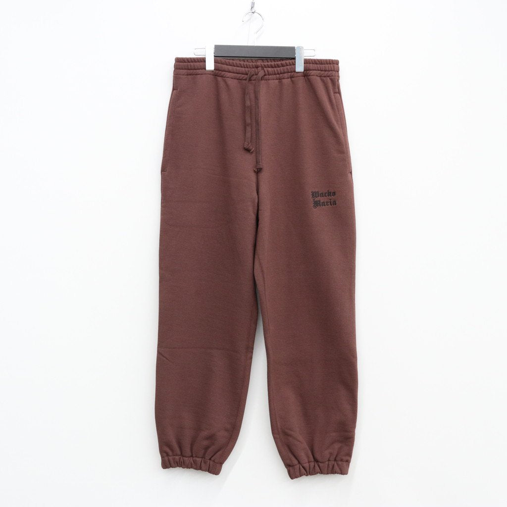 HEAVY WEIGHT SWEAT PANTS #BURGUNDY [23SS-WMC-SP01] _ WACKO MARIA