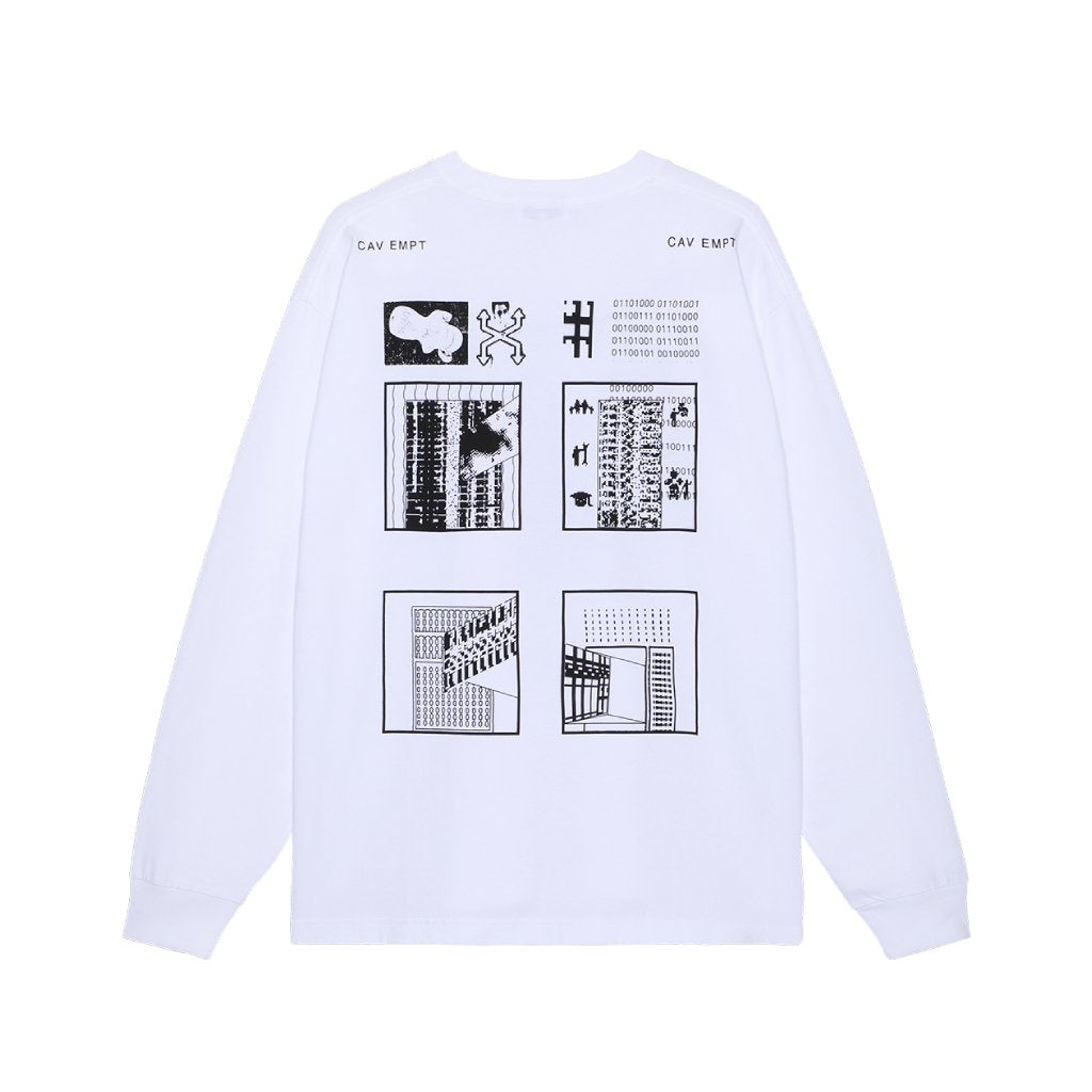 OFFERED BY THE SYSTEM LONG SLEEVE T #WHITE [CES23LT01]