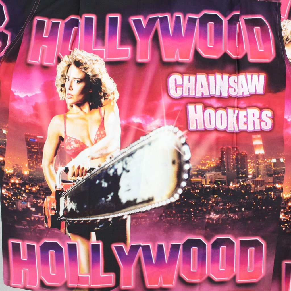 HOLLYWOOD CHAINSAW HOOKERS | S/S HAWAIIAN SHIRT -TYPE 1- #COLOR [HCH-WM-HI01]