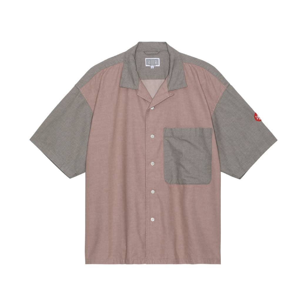 COTTON LPOC SHORT SLEEVE OPEN SHIRT #PINK [CES23SH11] _ C.E