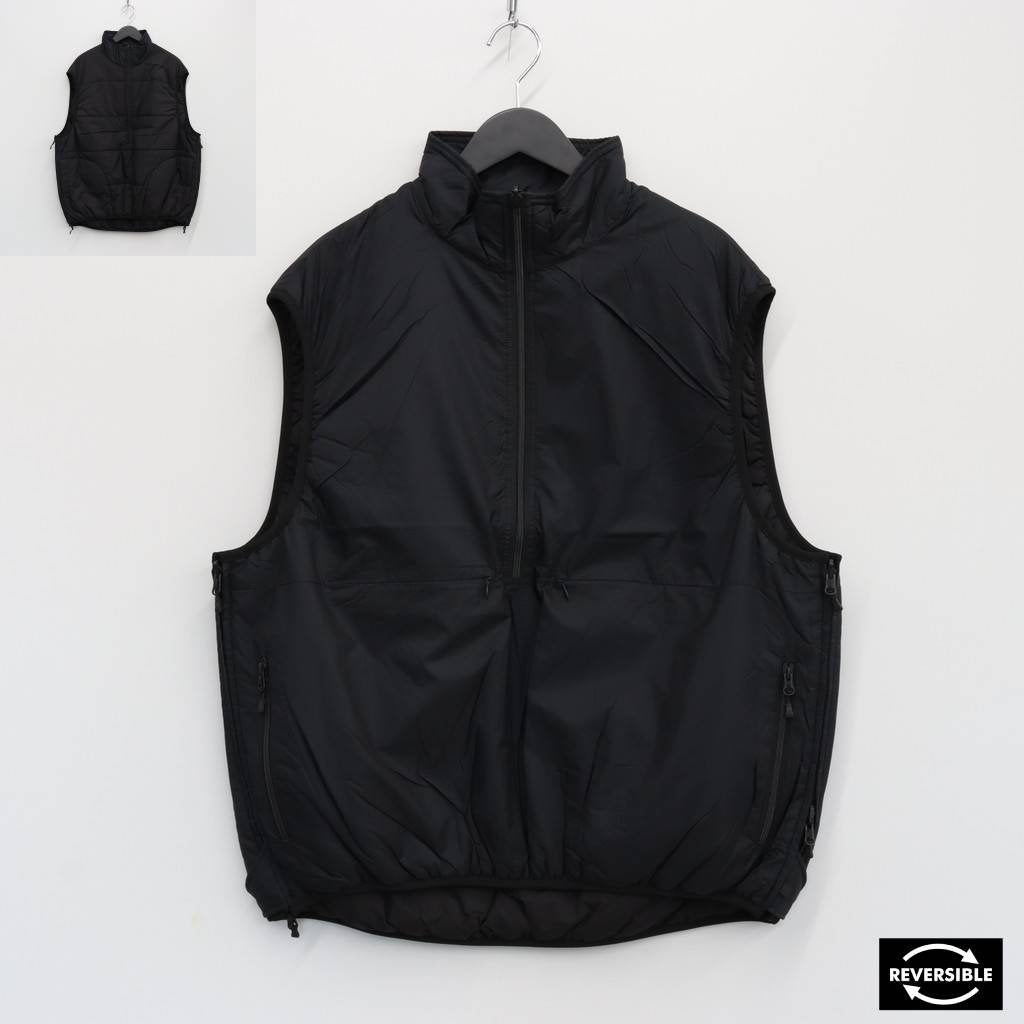 TECH REVERSIBLE PULLOVER PUFF VEST #BLACK [BJ-23023W] _ DAIWA PIER39 |  ダイワピア39 – cocorozashi