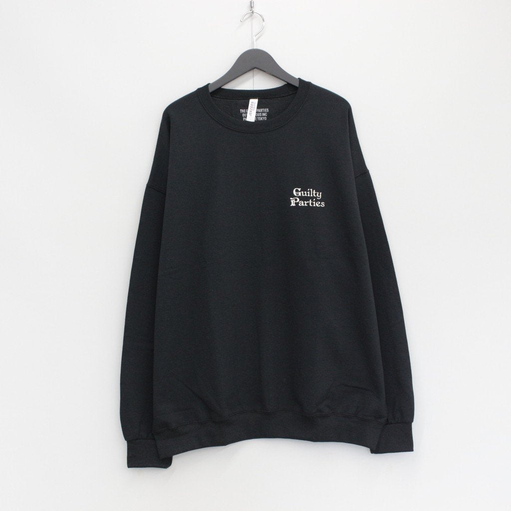 CREW NECK SWEAT SHIRT -TYPE 2- #BLACK [23FWE-WMC-SS02]