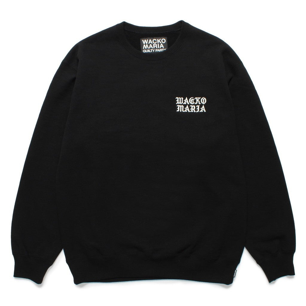 HEAVY WEIGHT CREW NECK SWEAT SHIRT -TYPE 2- #BLACK [24SS-WMC-SS07]