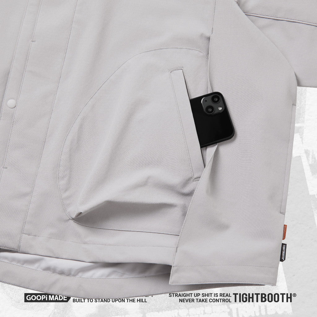 TBPR | 「GMT-03J」 3D Cutting Shield Jacket #LIGHT GRAY [GOOPI-23AW-DEC-TBPR-03]