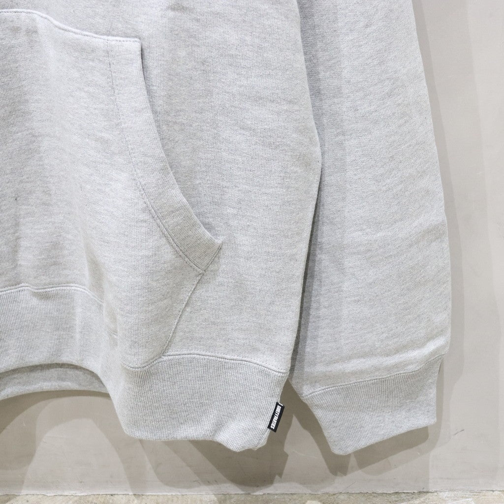 HIGHTIMES | HEAVY WEIGHT PULLOVER HOODED SWEAT SHIRT -TYPE 1- #GRAY [HIGHTIMES-WM-SS11]