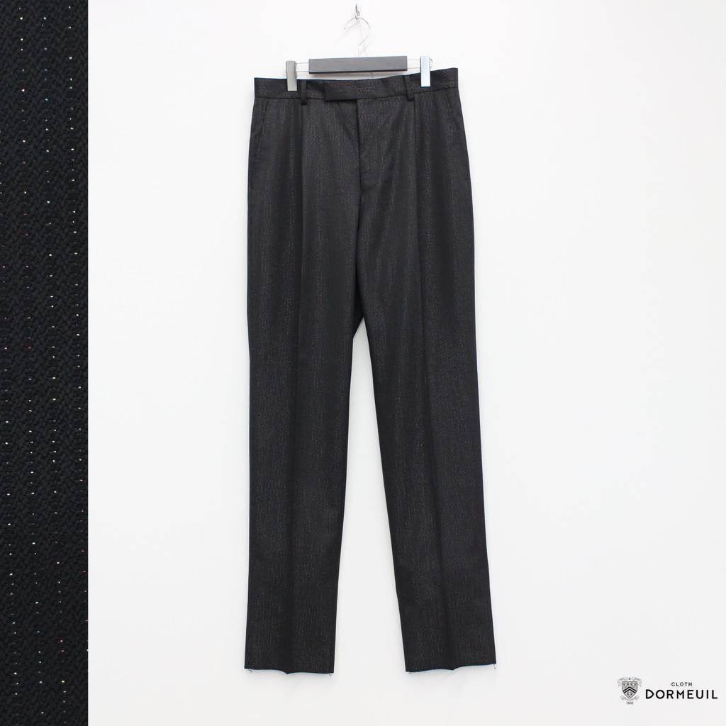 PLEATED TROUSERS -TYPE 2- #BLACK [24SSE-WMP-TR05]