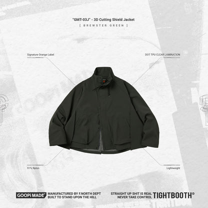 TBPR | 「GMT-03J」 3D Cutting Shield Jacket #BREWSTER GREEN [GOOPI-23AW-DEC-TBPR-03]