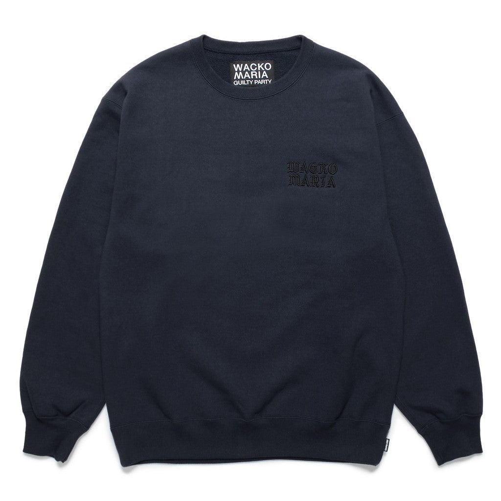 HEAVY WEIGHT CREW NECK SWEAT SHIRT -TYPE 2- #NAVY [24SS-WMC-SS07]