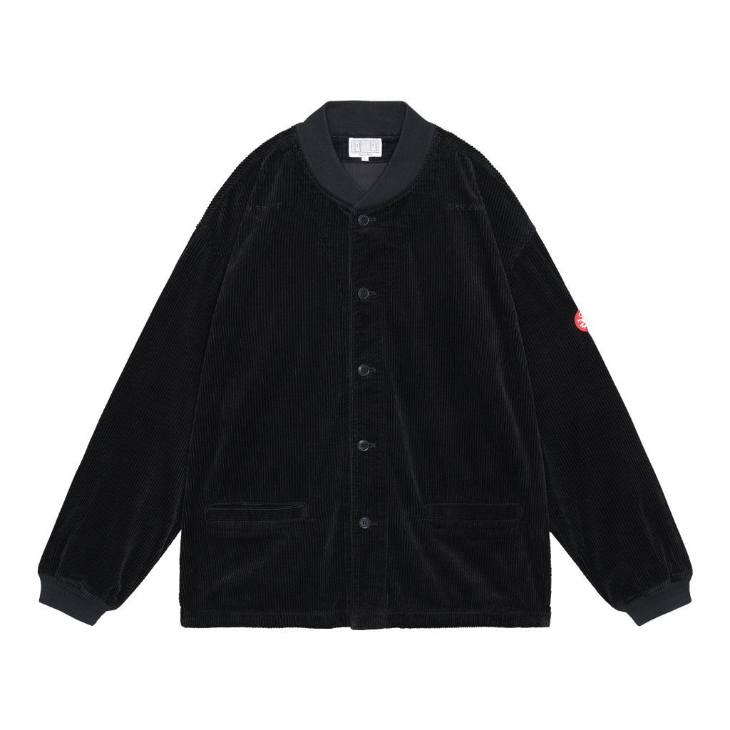 6W CORD BUTTON UP JACKET #BLACK [CES25JK14]