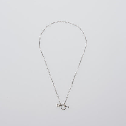 Roud Link Necklace 60cm #SILVER [XON006]