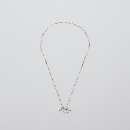 Roud Link Necklace 60cm #SILVER [XON006]