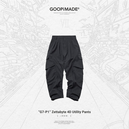 「G7-P1」 Zettabyte 4D Utility Pants #IRON [GOOPI-23AW-OCT-01]