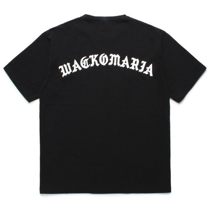 WASHED HEAVY WEIGHT CREW NECK T-SHIRT -TYPE 5- #BLACK [24SS-WMT-WT05]