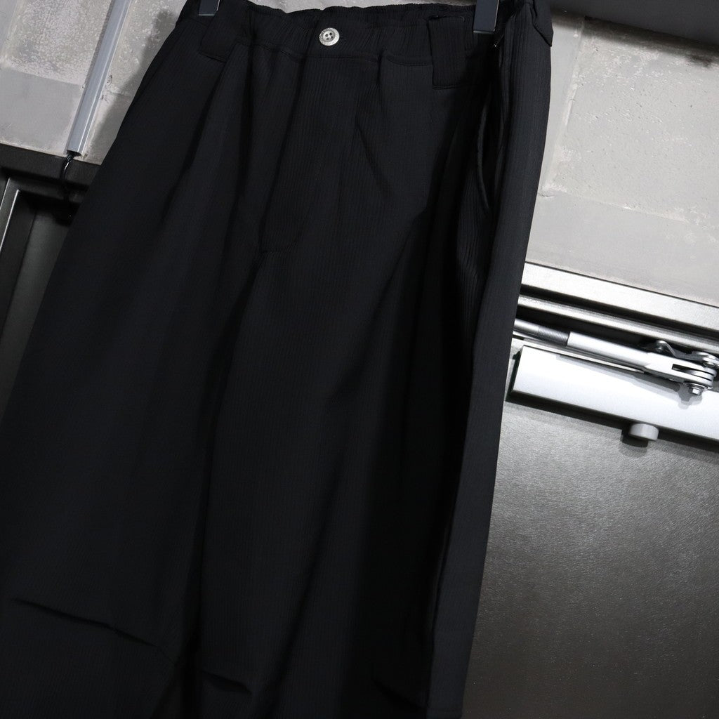 SYNTHE CORD CROPPED PANTS #BLACK [SS24-B03]